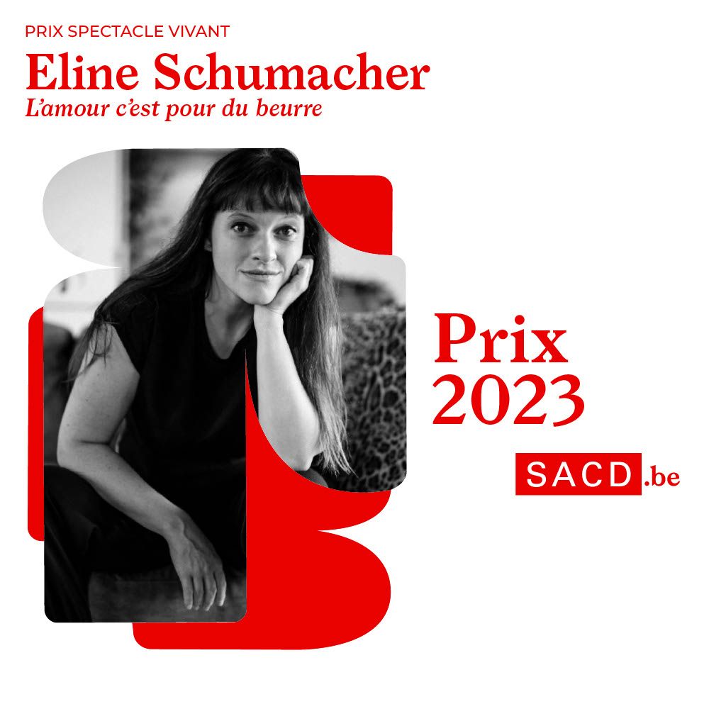 Tonnerre d'applaudissements pour Eline Schumacher, Prix Spectacle vivant 2023 pour L'Amour c'est pour du beurre !