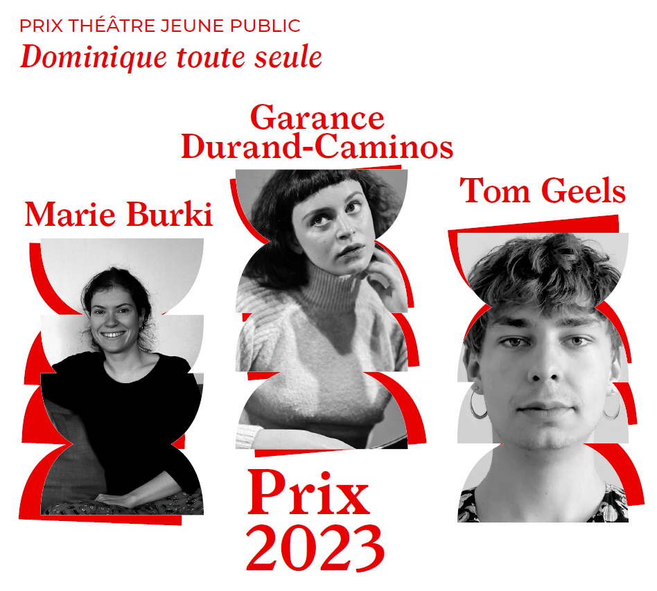 Tonnerre d'applaudissements aux lauréat.e.s du Prix Théâtre Jeune Public 2023 pour Dominique toute seule !