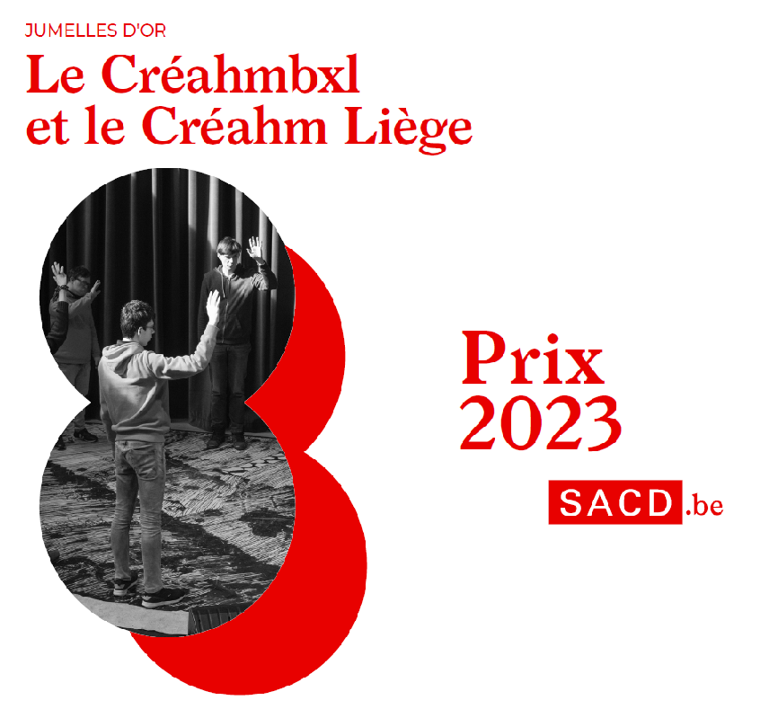 Tonnerre d'applaudissements pour le Créahm Liège et le Créahmbxl, Prix Jumelles d'or 2023 !
