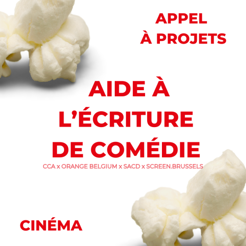 Appel à projets : Aide à l'écriture de comédies